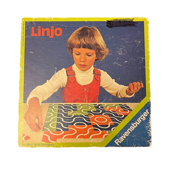 Vintage 1971 Linjo educational card game/puzzle - Picture 2 of 9